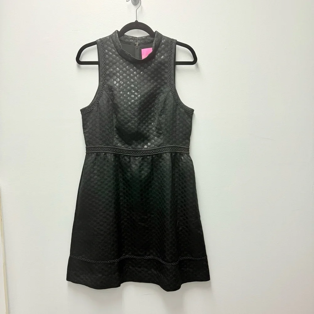 Lilly Pulitzer Black Zaria Dress, Black | Size 10